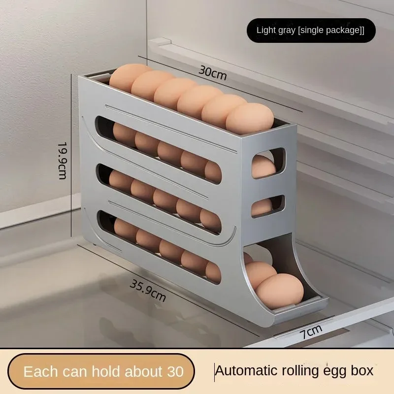 EggRoller Fridge Storage - TransGlobalStore Co