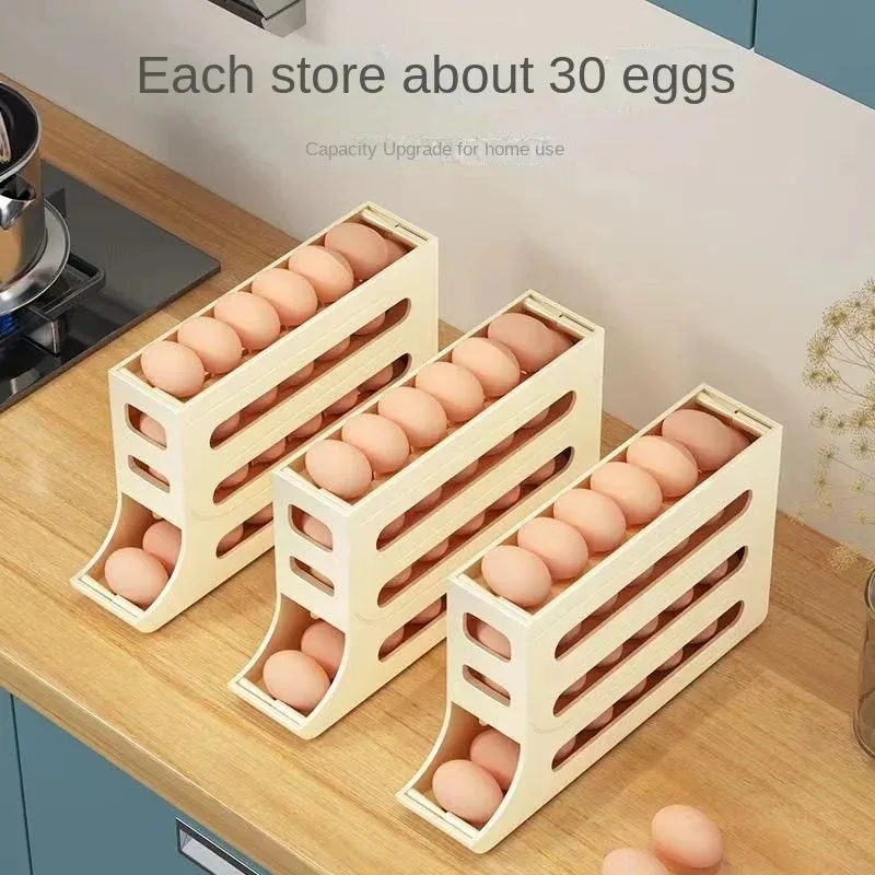 EggRoller Fridge Storage - TransGlobalStore Co