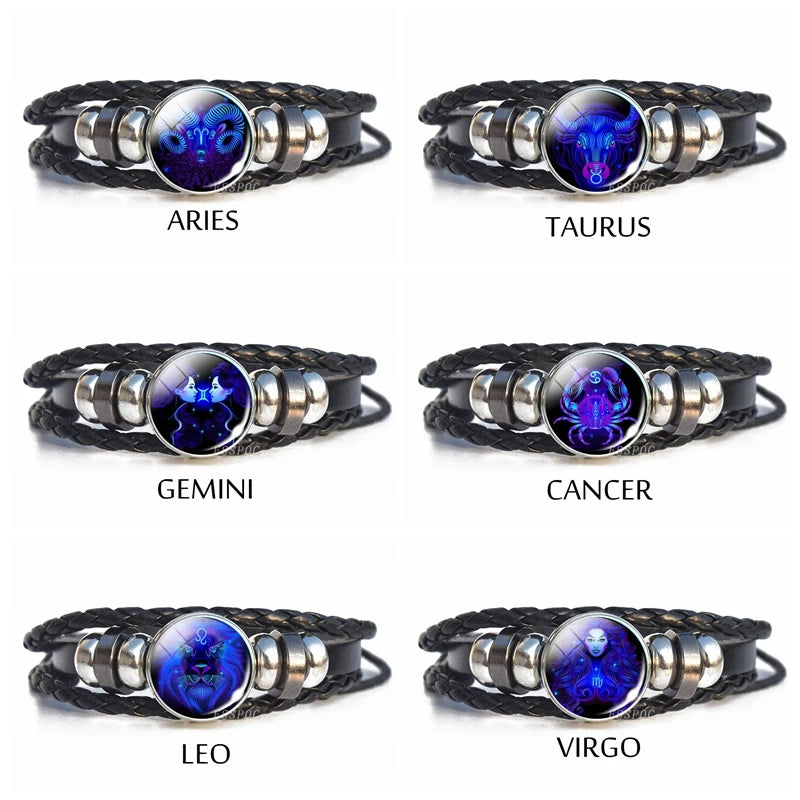 ZodiacBond Bracelet – 12 Constellations for Him & Her - TransGlobalStore Co