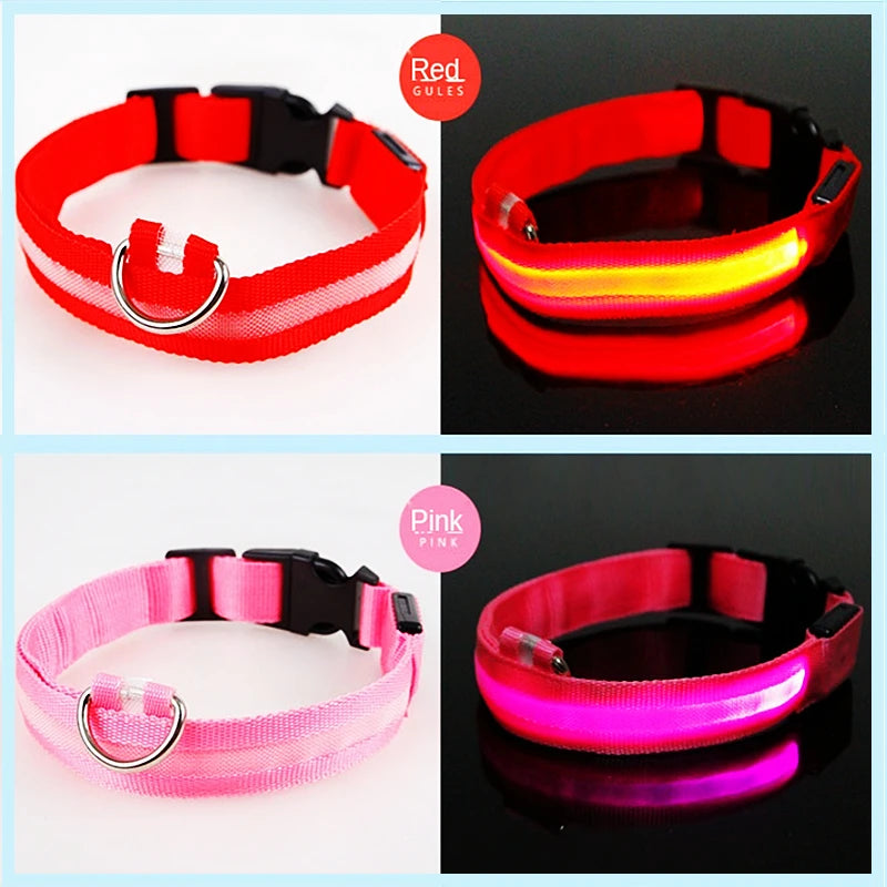 GlowGuard LED Pet Safety Collar - TransGlobalStore Co