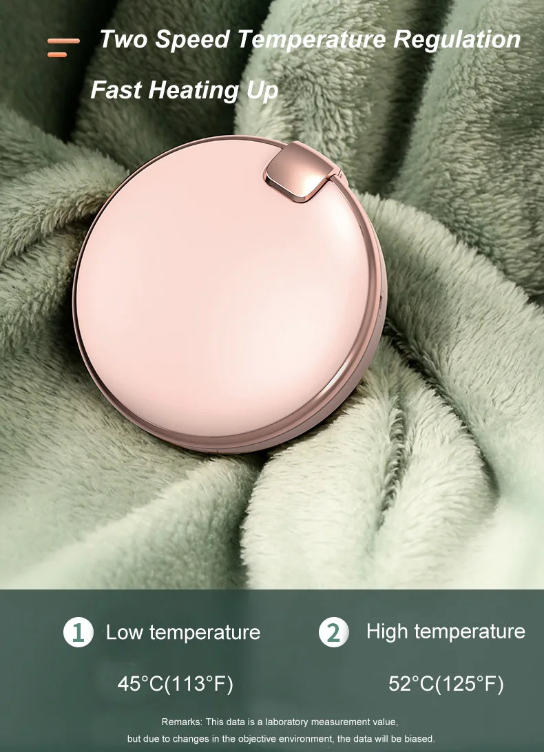 Compact Make-up Mirror with Powerbank and Hand warmer