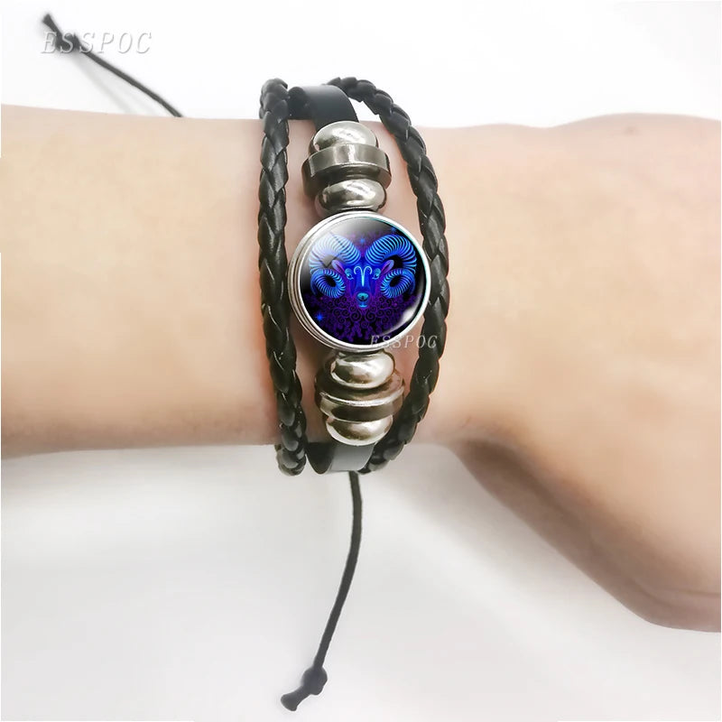 ZodiacBond Bracelet – 12 Constellations for Him & Her - TransGlobalStore Co