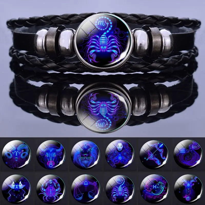 ZodiacBond Bracelet – 12 Constellations for Him & Her - TransGlobalStore Co